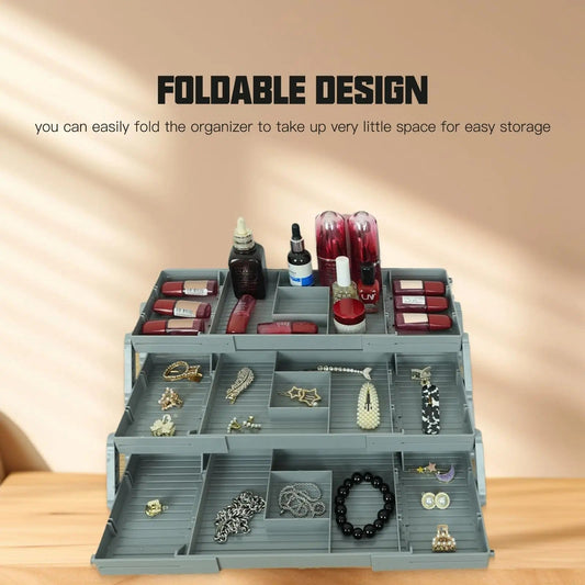 3 Tier Collapsible Jewellery Organizer